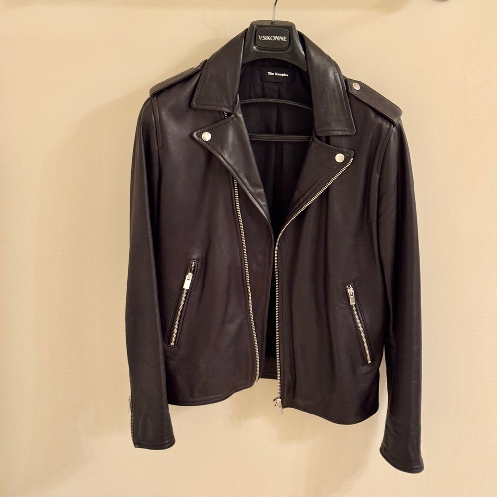 The Kooples Men’s Lamb Real Genuine Leather Jacket